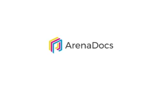 ArenaDocs logo featuring a multicolored geometric icon to the left of the word ArenaDocs