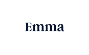 Emma logo: the word 'Emma' in dark blue serif font on a white background](https://dummy-link)