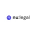 nu:legal logo: blue circle with an abstract white owl to the left of the bold black text nu:legal