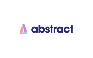 Abstract logo: a multicolored triangular 'A' icon to the left of the bold blue word 'abstract'.