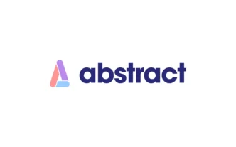 Abstract logo: a multicolored triangular 'A' icon to the left of the bold blue word 'abstract'.