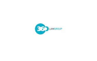 360 Law Group logo with overlapping teal circles and the text '360 LAW GROUP' on white background